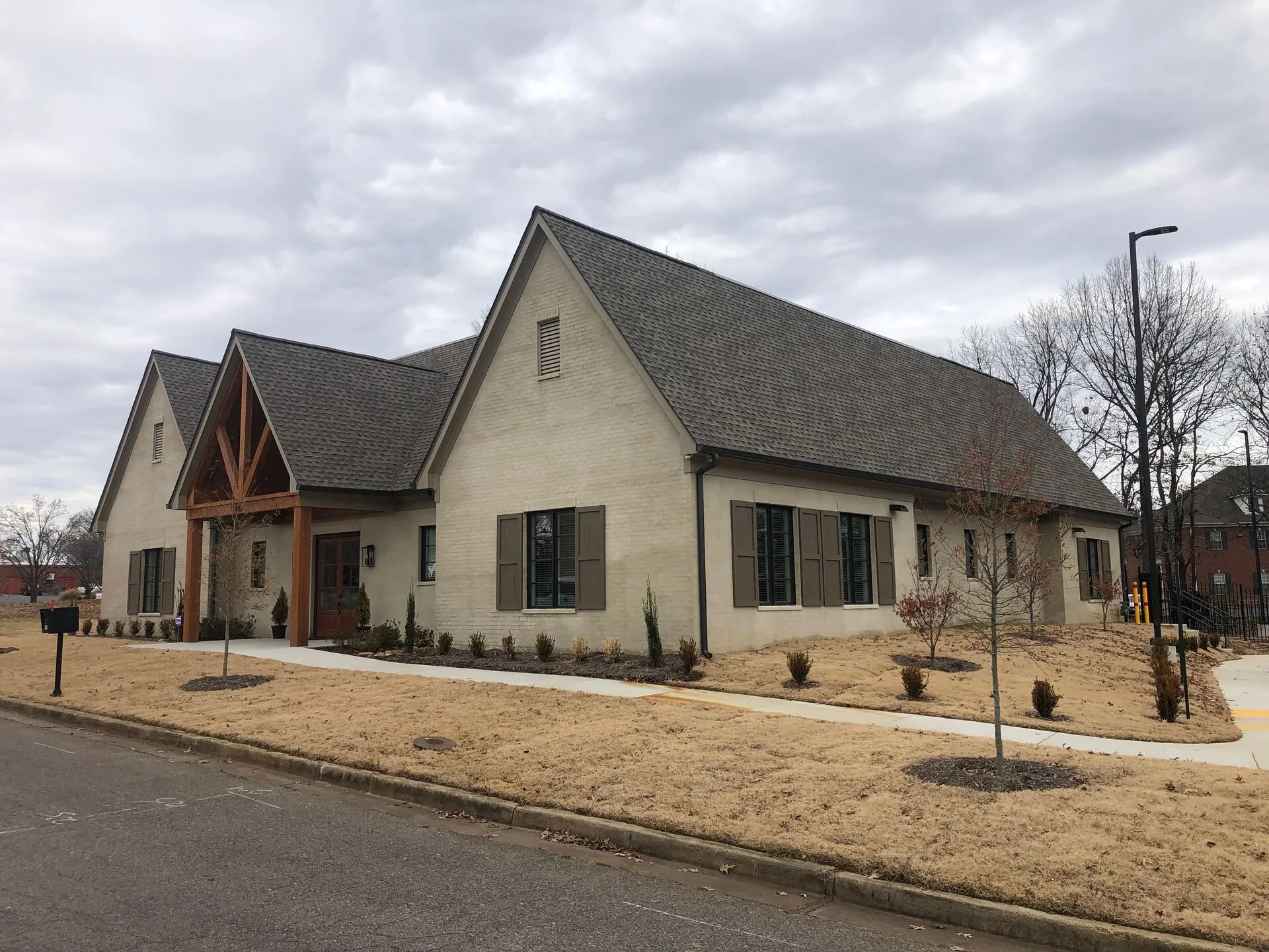 Frase Protection corporate headquarters — Tudor exterior by Harber Built